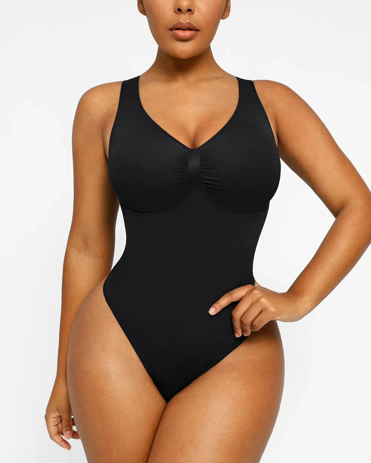 2.0 V-Neck Thong Bodysuit (Buy 1 Get 1 Free)