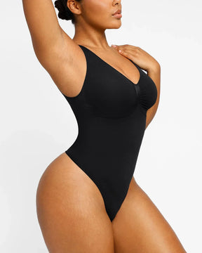 2.0 V-Neck Thong Bodysuit (Buy 1 Get 1 Free)