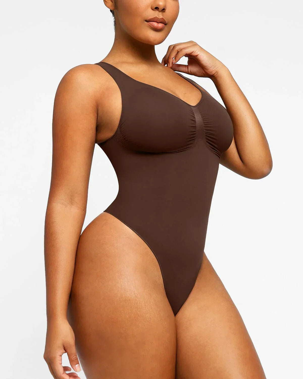 2.0 V-Neck Thong Bodysuit (Buy 1 Get 1 Free)