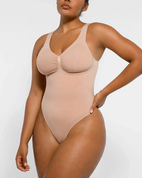 2.0 V-Neck Thong Bodysuit (Buy 1 Get 1 Free)