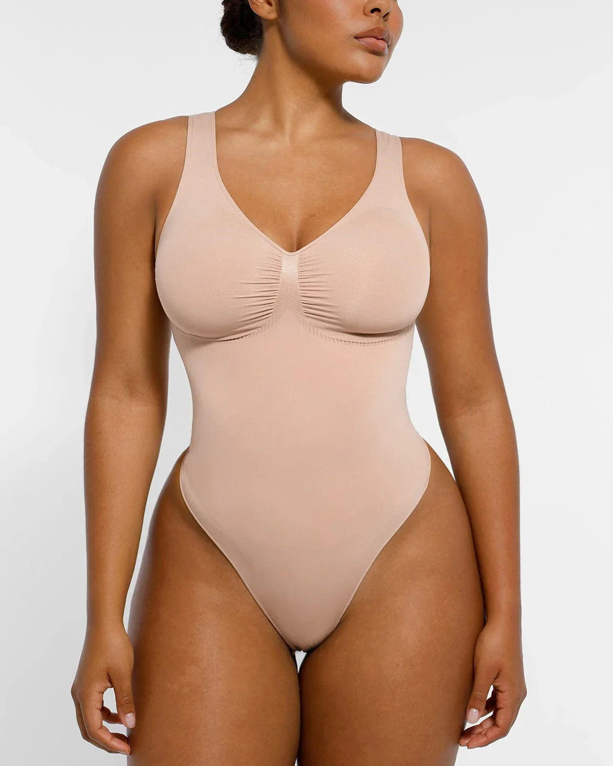 2.0 V-Neck Thong Bodysuit (Buy 1 Get 1 Free)