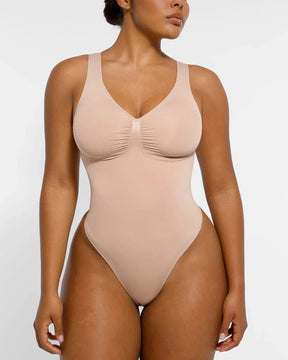 2.0 V-Neck Thong Bodysuit (Buy 1 Get 1 Free)