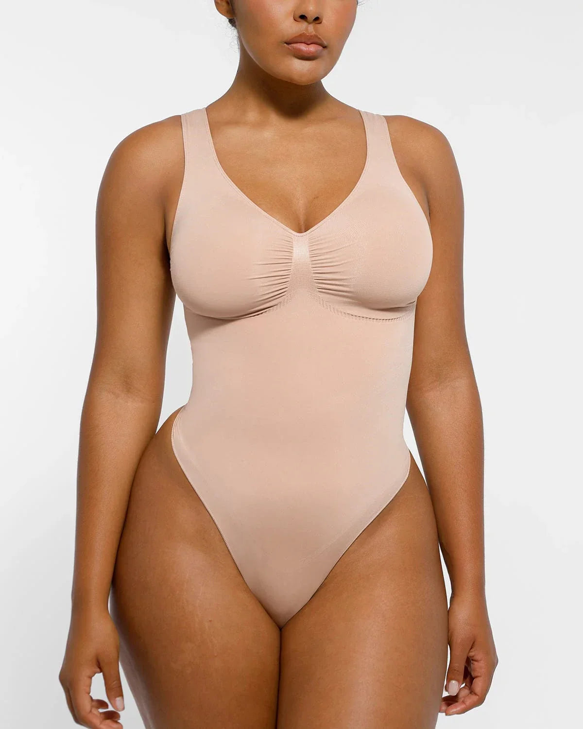 2.0 V-Neck Thong Bodysuit (Buy 1 Get 1 Free)